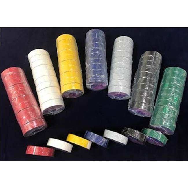Biały Biały 3M21S-BK PVC 0.13mm*19mm*18m e taśma winylowa elektryczna 21S-BK PVC 0.13mm*19mm*18m e taśma winylowa elektryczna